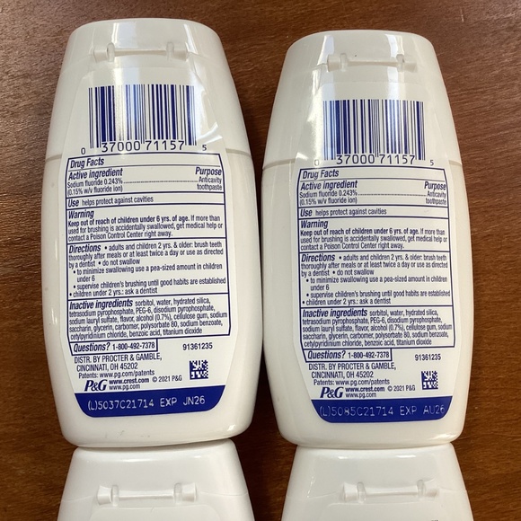 Oral Care Bundle of 4 Crest Scope Toothpastes New/Sealed - Picture 5 of 6